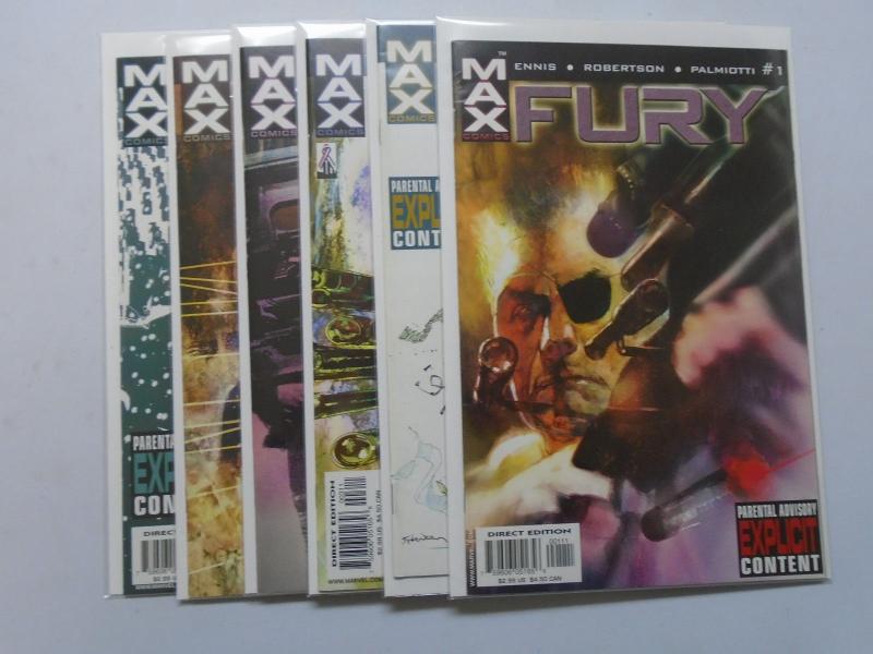 Fury (Marvel), Set:#1-6, 8.0/VF (2001)