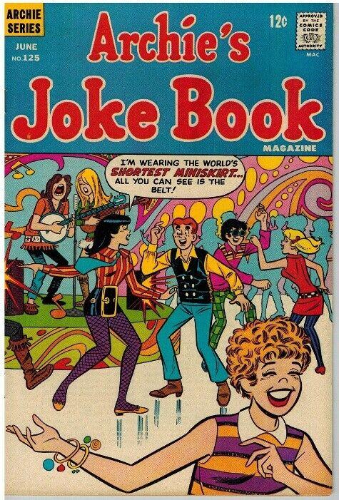 ARCHIES JOKE BOOK (1954-1982)125 F June 1968 