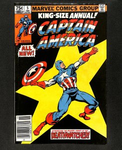 Captain America Annual #5 Newsstand Variant