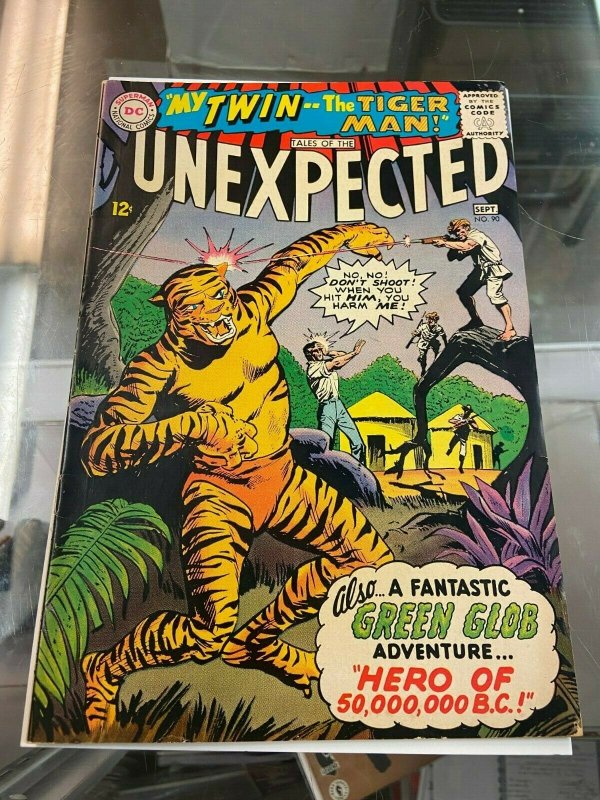 Tales of The Unexpected 90 FN/VF (Aug. 1965) 1st App. Tiger-Man