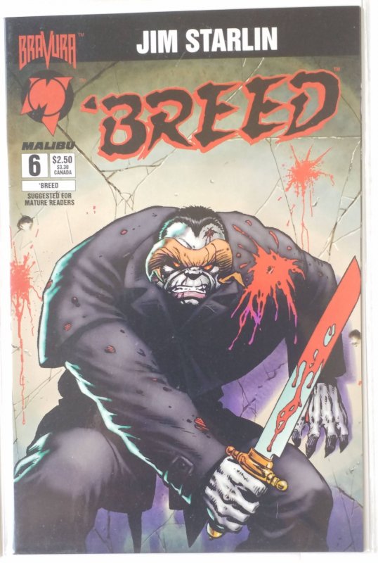 Breed # 1, 1, 2, 3, 4, 5, 6 (1994 Malibu Comics) Complete Series