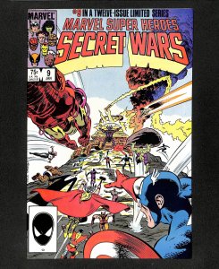 Marvel Super-Heroes Secret Wars #9 Avengers!  Iron Man!