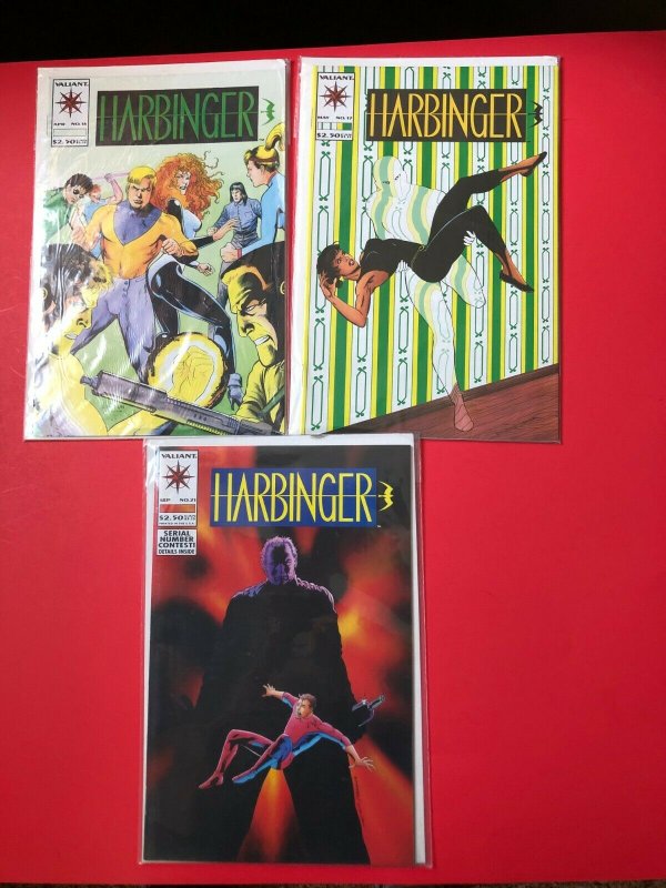 HARBINGER #'s 16,17.21, VALIANT / HIGH QUALITY