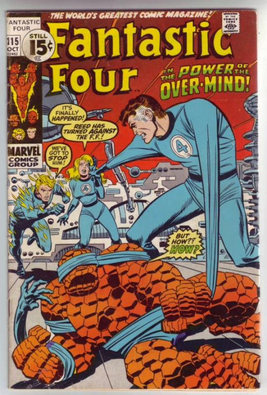 Fantastic Four #115 (Oct-71) FN+ Mid-High-Grade Fantastic Four, Mr. Fantastic...