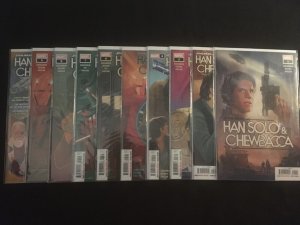 STAR WARS: HAN SOLO & CHEWBACCA #1 - 10 Complete Series, VFNM Condition