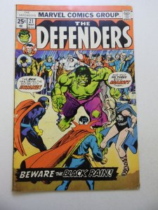 The Defenders #21 (1975) VG Condition