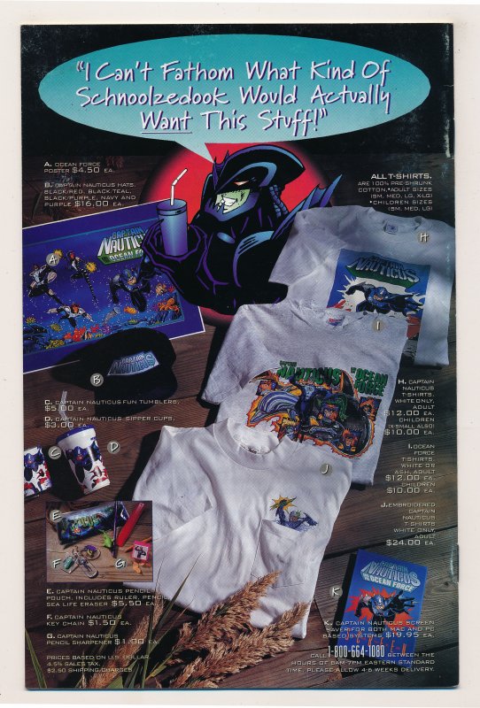 Captain Nauticus and the Ocean Force (1994) #1-2 VF/NM Complete series