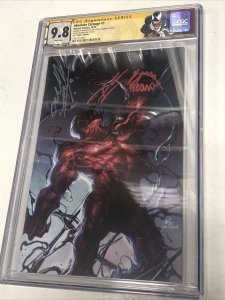 Absolute Carnage (2019) #1 (CGC 9.8 WP) Triple Signed! I. Lee-D. Cates-R.Stegman