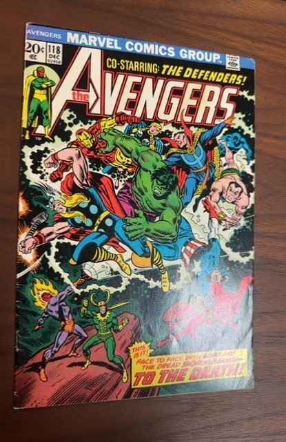 Avengers #118 (December, 1973)  Attack of the 50 Year Old Comic Books