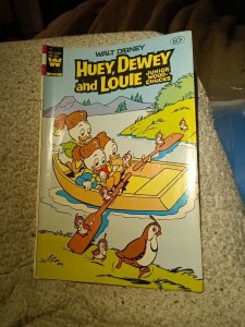 Walt Disney Huey Dewey and Louie Junior Wood-Chucks Comic issue #76 Whitman 1982