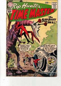 Rip Hunter ... Time Master #2 1961 $54. PRICE DROP! VG- Rip Hunter, Jeff, Bonnie