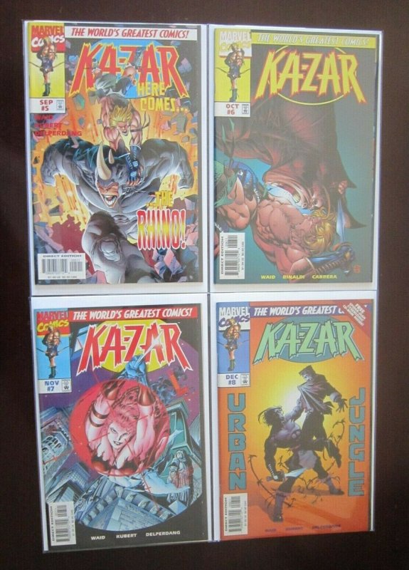 Ka-Zar comic set #1 to #20 all 20 different books 3rd Series 8.0 VG (1997)