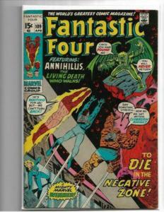 FANTASTIC FOUR #109, 140, 141 - FN/VF - ANNIHILUS APP & ORIGIN - BRONZE AGE KEYS