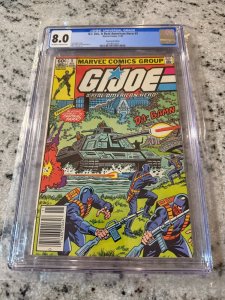 G.I. Joe # 5 CGC 8.0 Marvel Comic Book 1982 Newsstand Variant Larry Hama JH29