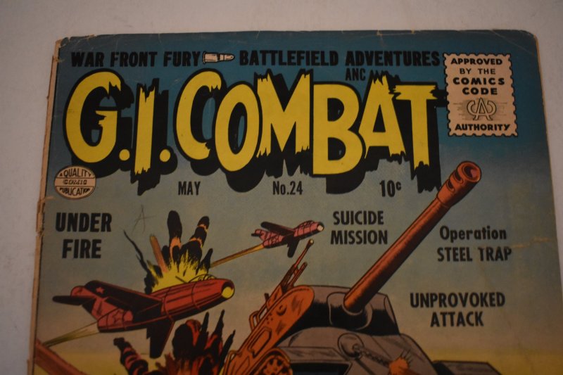 G.I. Combat #24 (1955) GD- 1.8 Comic Book