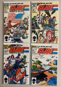 GI Joe Order of Battle set #1-4 Direct Marvel (8.0 VF) (1986 to 1987)