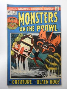 Monsters on the Prowl #19 (1972) FN- Condition! stain fc
