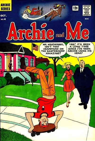 Archie and Me #4 GD ; Archie | low grade comic October 1965 Skateboard Cover
