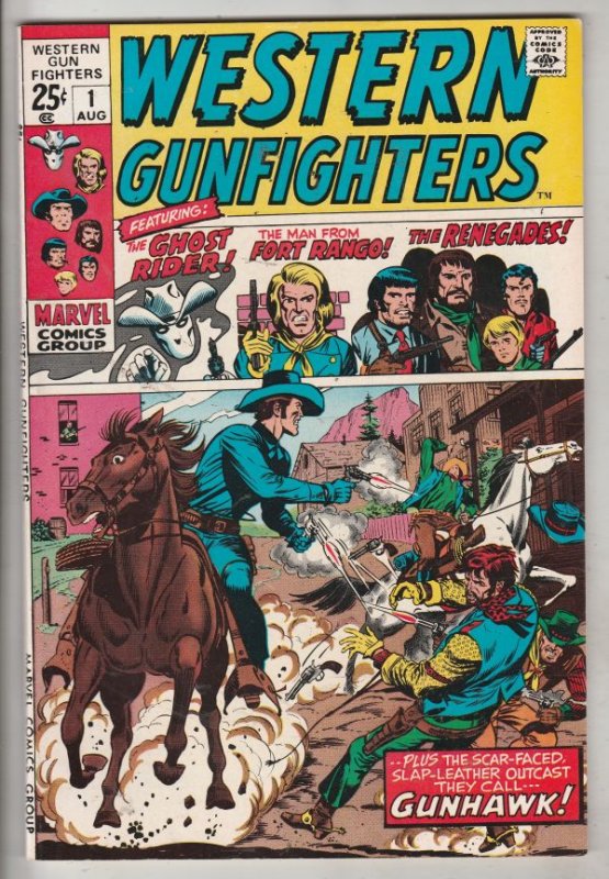 Western Gunfighters #1 (Aug-70) NM Super-High-Grade Ghost Rider, the Renegade...