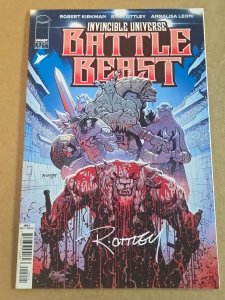 BATTLE BEAST #2 IMAGE 2025 SIGNED RYAN OTTLEY MAIN COVER 1ST PRINT NM W/COA
