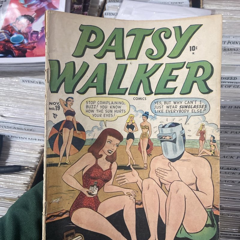 Patsy Walker 19 Marvel / Atlas Comic Book 1948 GD Kurtzman