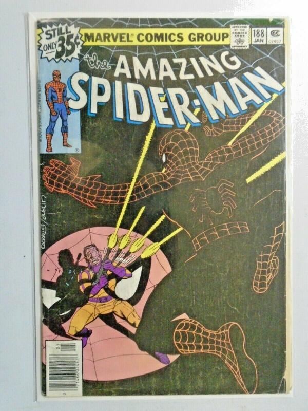 Amazing Spider-Man #188 1st Series water damage 2.0 (1979)