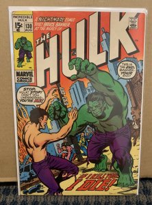 1970 THE INCREDIBLE HULK Comic #130 Silver Age, Marvel (C346)