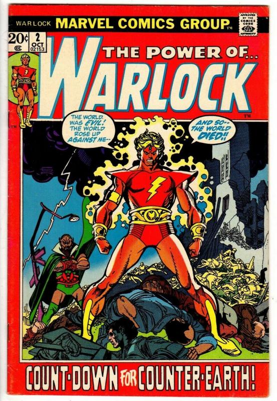 WARLOCK  (1972) 2 FINE PLUS Oct. 1972