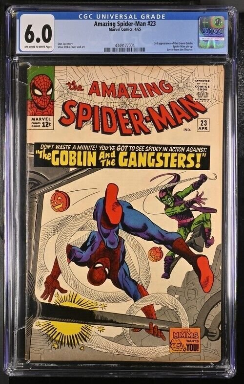 AMAZING SPIDER-MAN #23 CGC 6.0 GREEN GOBLIN STEVE DITKO