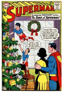 Superman #166 1964-DC Comics-Christmas cover-fn