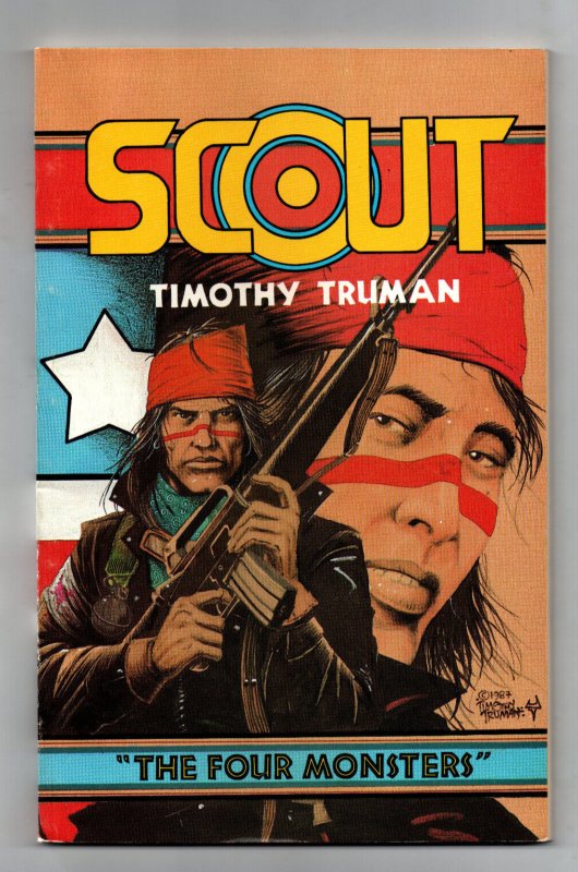 Scout: The Four Monsters TPB reprints #1-7 - Tim Truman - Eclipse - 1988 - VF