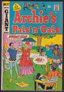 Archie's Pals n Gals #57 1970 Archie 6.0 Fine comic