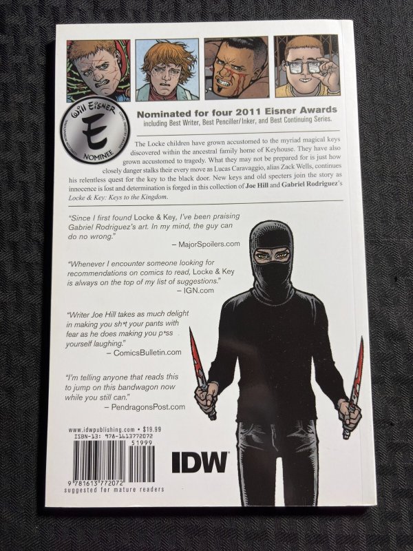 2015 LOCKE & KEY Keys to the Kingdom Volume 4 TPB VF 8.0 5th IDW
