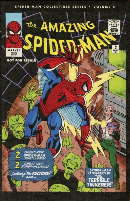 AMAZING SPIDER-MAN #2, VF+, Reprint, Vulture, 2006, Peter Parker, Marvel, 5