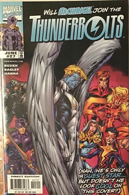 THUNDERBOLTS 1997 MARVEL #20-27 NM CONDITION 8  BOOK LOT 