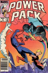 Power Pack #6 (Newsstand) VG ; Marvel | low grade comic Spider-Man