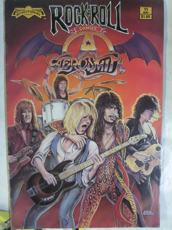 ROCK & ROLL Comics Hard Rock/Heavy Metal Lot of 5 Books Bon Jovi Aerosmith