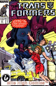 TRANSFORMERS   (1984 Series)  (MARVEL) #31 Good Comics Book 