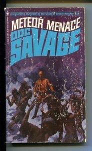 PULP:  DOC SAVAGE-METEOR MENACE-#2-ROBESON-JIM AVIATI COVER-G G