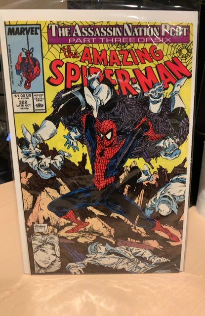 The Amazing Spider-Man #322 Direct Edition (1989) 9.2 NM-