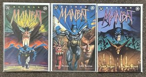 Batman Manbat #1,2,3 John Bolton NM Set DC Elseworlds