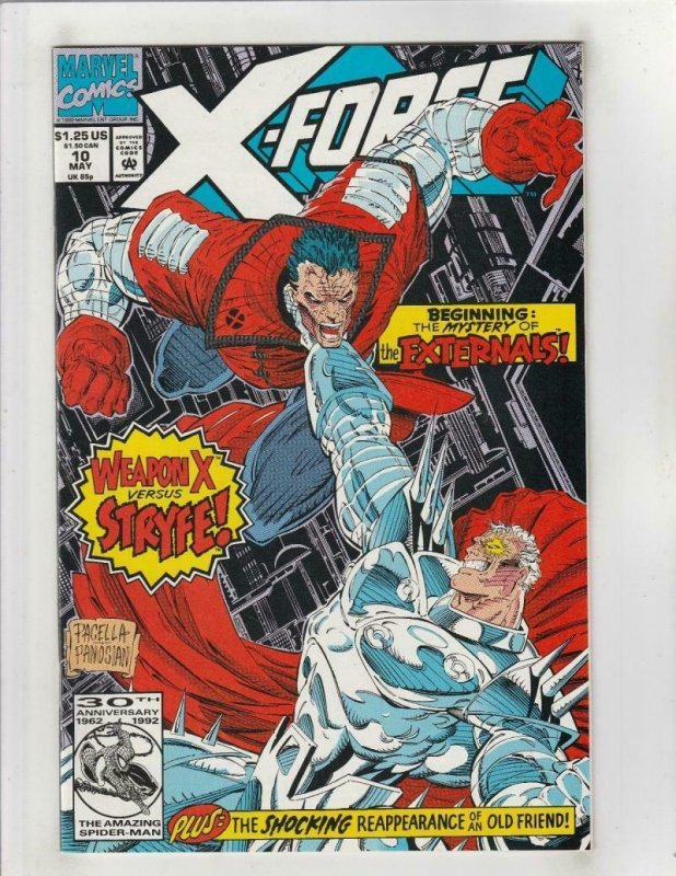 X-FORCE #10, NM, Cable, ShatterStar, DeadPool, 1991 1992, more XF in store