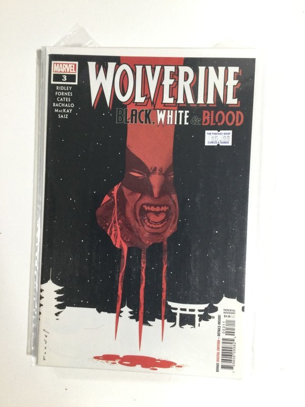 Wolverine: Black, White & Blood #3 (2021) NM3B149 NEAR MINT NM