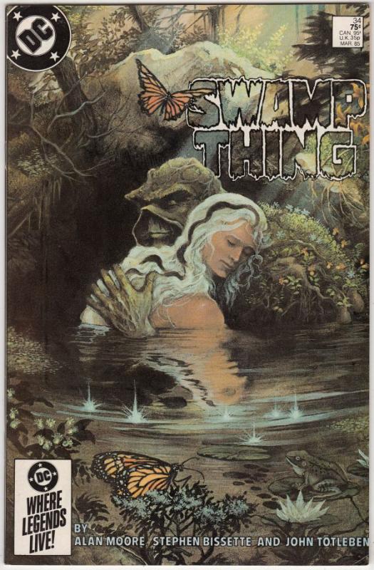 Swamp Thing, Saga Of The  #34 (Mar-85) NM- High-Grade Swamp Thing