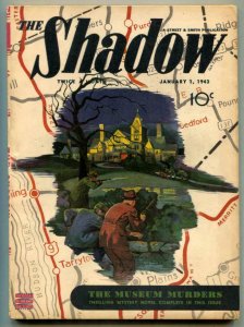 The Shadow Pulp January 1 1943- Museum Murders VF