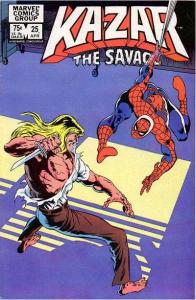 Ka-Zar the Savage   #25, VF (Stock photo)