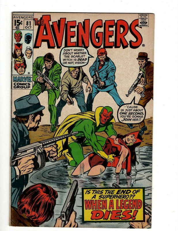 Avengers # 81 VF/NM Marvel Comic Book Hulk Thor Captain America Iron Man OF2