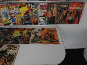 Huge Lot Golden/Silver Age Comics W/Kid Colt, Tarzan, Batman, Star Spangled War+