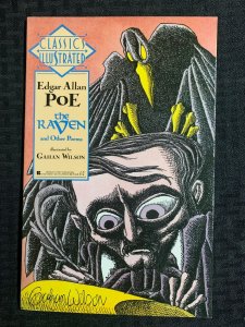 1990 CLASSIC ILLUSTRATED The Raven by Edgar Allan Poe SC FVF 7.0 1st Berkley