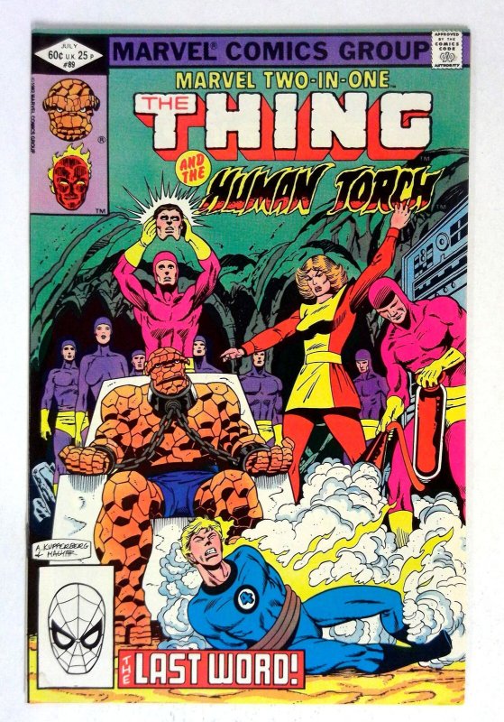 Marvel Two-In-One #89 (1982) Thing and Human Torch Marvel FN